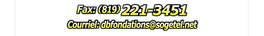 Les coffrages d.b. fondations