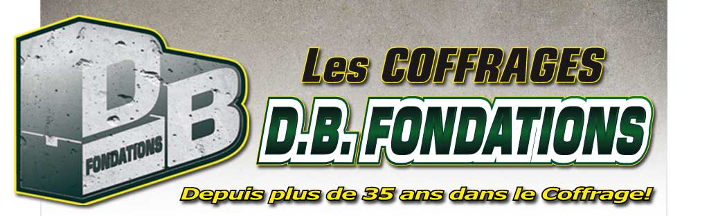 Les coffrages DB Fondations