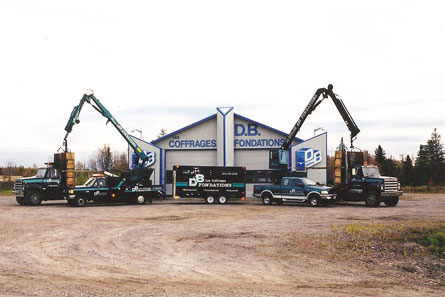 Les coffrages DB fondations